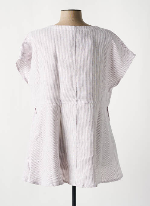 Tunique manches courtes violet MES SOEURS ET MOI pour femme