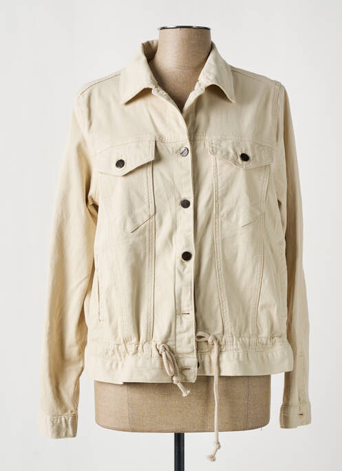 Veste casual beige YESTA pour femme