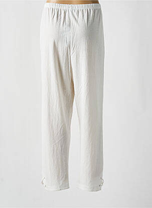 Legging tissage jersey taille normale blanc FRANCK ANNA femme