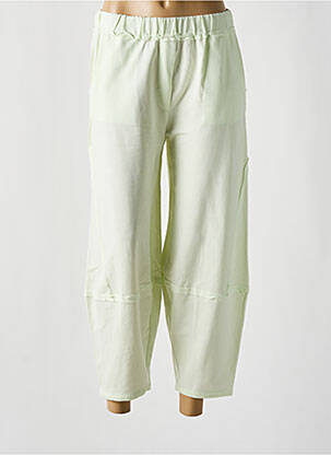 Jogging stretch taille normale vert SEMIOLOGY femme