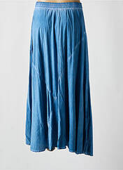 Jupe longue bleu SEMIOLOGY pour femme seconde vue