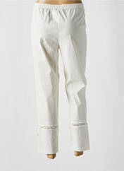Pantalon droit beige FRANCK ANNA pour femme seconde vue