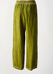 Pantalon large vert SEMIOLOGY pour femme seconde vue