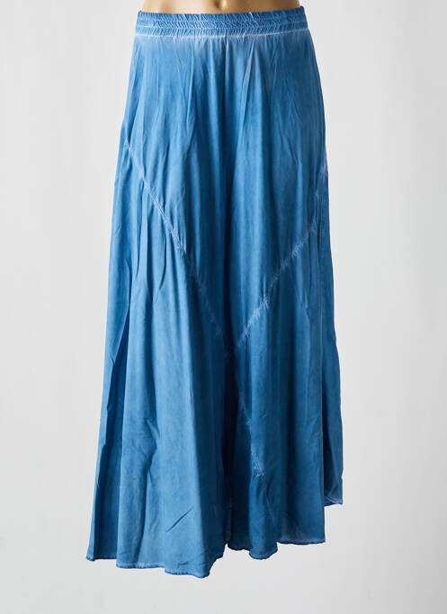 Jupe longue bleu SEMIOLOGY pour femme