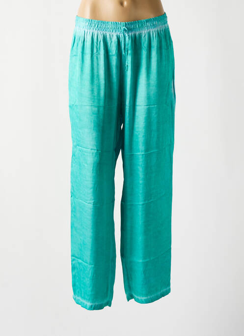 Pantalon droit bleu SEMIOLOGY pour femme