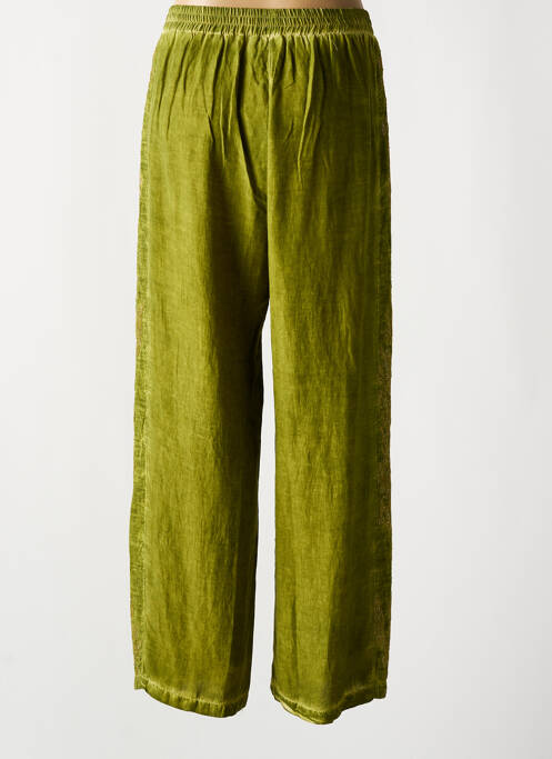 Pantalon large vert SEMIOLOGY pour femme