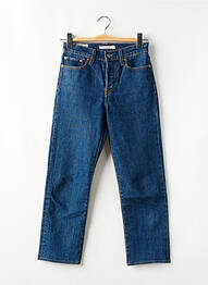 Jeans coupe droite taille haute taille haute bleu LEVIS femme