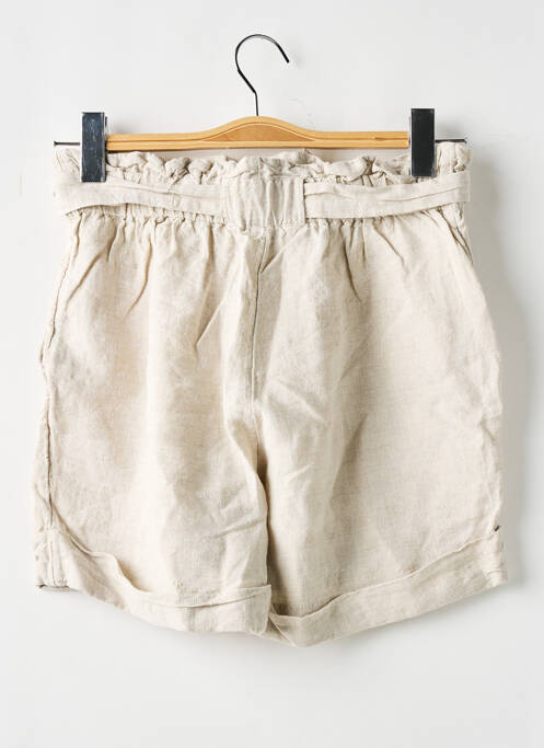 Short taille haute taille haute beige MANGO femme