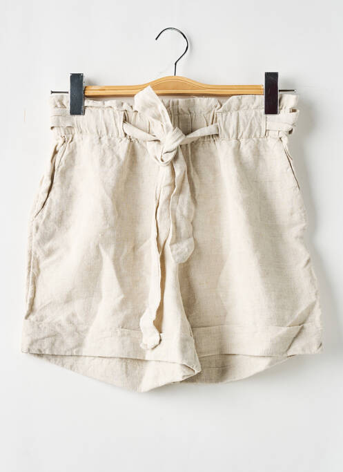 Short beige MNG pour femme