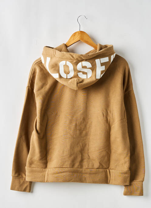 Sweat-shirt à capuche beige CLOSED pour femme