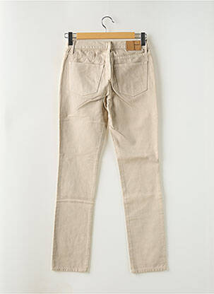 Jeans coupe slim fermeture boutonnée sur le devant taille normale beige HARTFORD homme