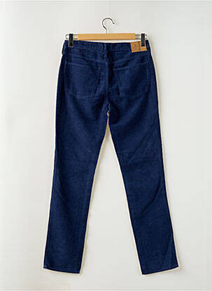 Pantalon slim tissage velours taille normale bleu HARTFORD homme