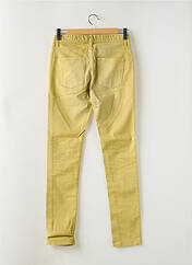 Jeans coupe slim jaune SELECTED pour homme seconde vue