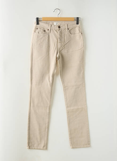 Jeans coupe slim beige HARTFORD pour homme