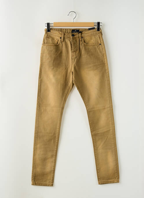 Jeans coupe slim beige SCOTCH & SODA pour homme
