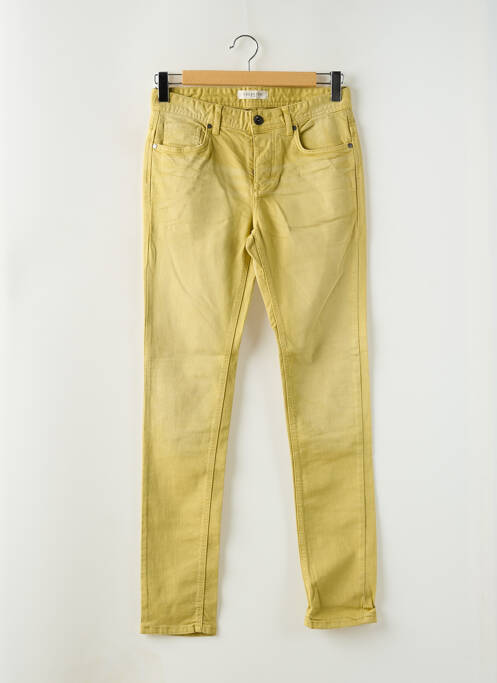 Jeans coupe slim jaune SELECTED pour homme
