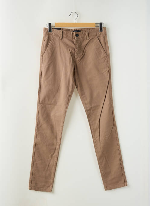 Jeans coupe slim marron SELECTED pour homme