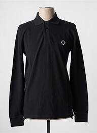 Polo manches longues manches longues noir MA.STRUM homme