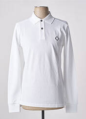 Polo blanc MA.STRUM pour homme seconde vue