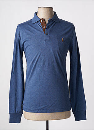 Polo bleu RALPH LAUREN pour homme