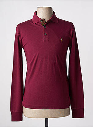 Polo rouge RALPH LAUREN pour homme