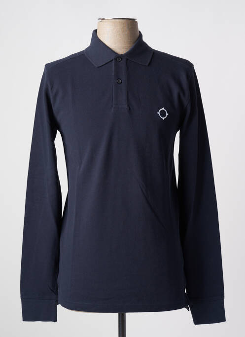 Polo bleu MA.STRUM pour homme