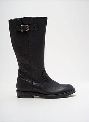 Bottes talon bas talon bas noir NOËL fille