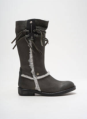 Bottes talon bas talon bas gris NOËL fille
