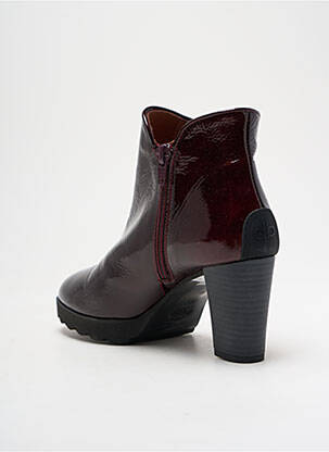 Bottines/boots talon bottier talon de 4 à 6cm rouge GODY femme