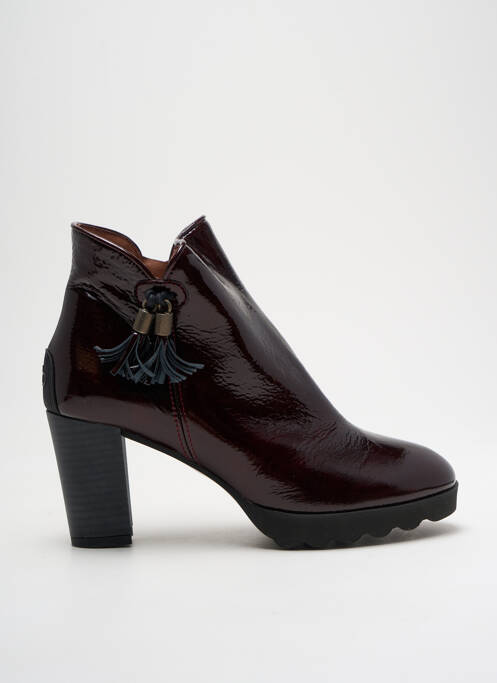 Bottines/Boots rouge GODY pour femme