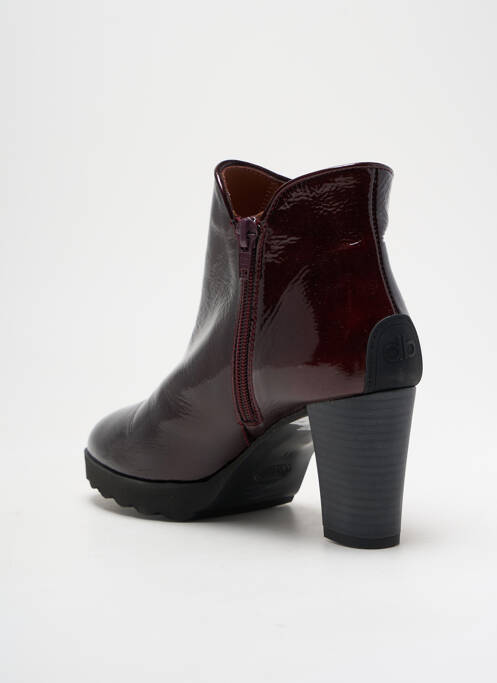 Bottines/Boots rouge GODY pour femme