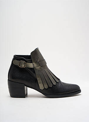 Bottines/boots matière lisse talon de 4 à 6cm noir GADEA femme