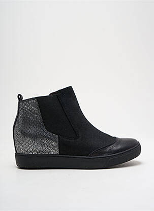 Bottines/boots fermeture zippée talon plat jusqu'à 3cm argent MADISON femme