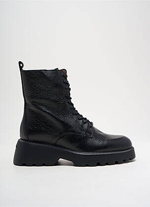 Bottines/boots matière lisse talon de 4 à 6cm noir WONDERS femme