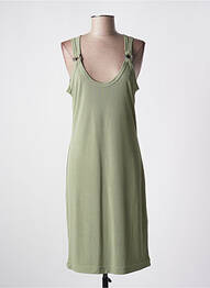 Robe mi-longue sans manche sans manche vert GUESS femme