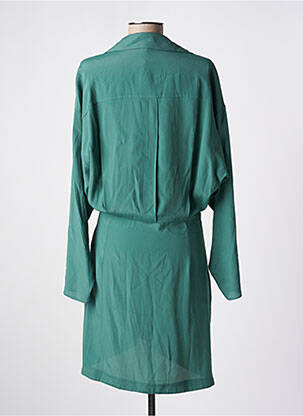 Robe mi-longue manches longues manches longues vert IMPERIAL femme