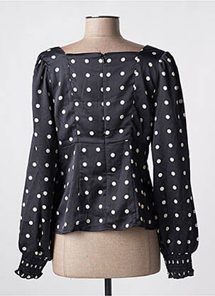Blouse manches longues manches longues noir GUESS femme