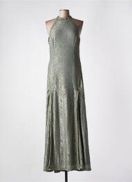 Robe longue sans manche sans manche vert GUESS femme