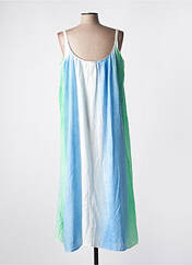 Robe longue bleu IMPREVU pour femme seconde vue