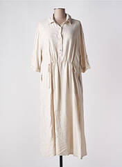 Robe mi-longue beige CHERRY PARIS pour femme seconde vue