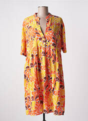 Robe mi-longue orange GENESIS pour femme seconde vue