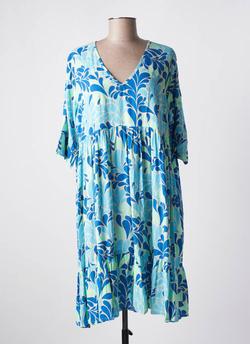 Robe courte bleu GENESIS pour femme