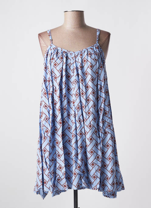 Robe courte bleu GENESIS pour femme