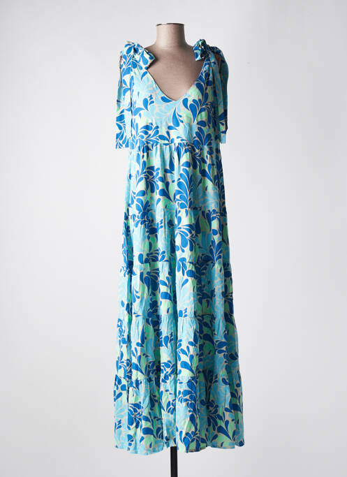 Robe longue bleu GENESIS pour femme