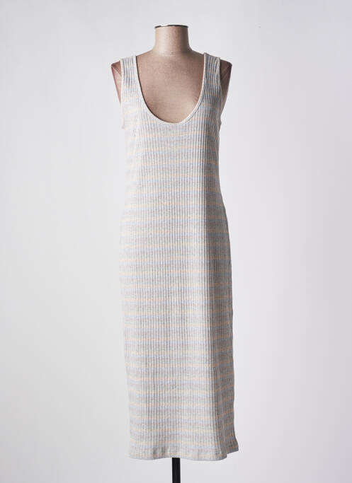 Robe longue gris SESSUN pour femme