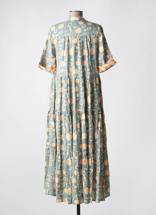 Robe longue vert GENESIS pour femme