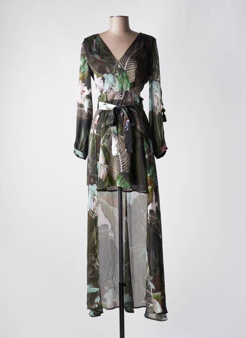 Robe longue vert GUESS pour femme