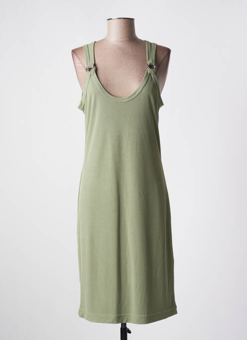Robe mi-longue vert GUESS pour femme