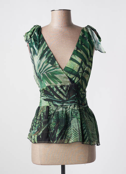 Top vert GUESS pour femme