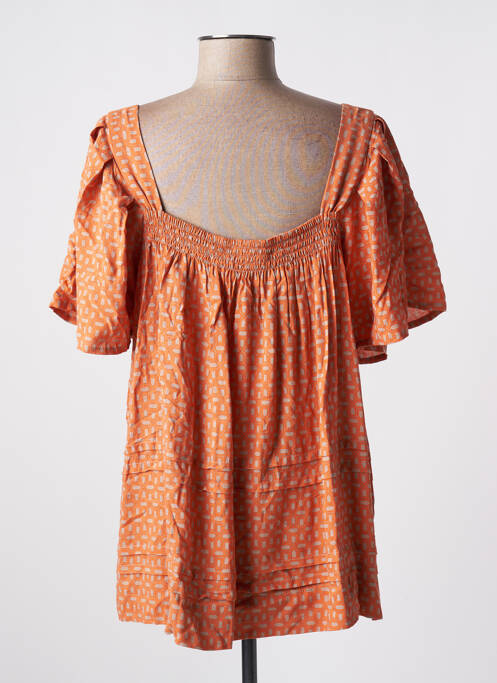 Tunique manches courtes orange GENESIS pour femme